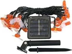 30 LED Honey Bees Fairy String Lights Warm White 21ft -Christmas Decoration Shop 30 LED Honey Bees Fairy String Lights Warm White 21ft 7