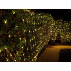 300 LED Christmas Warm White Net Lights -Christmas Decoration Shop 300 LED Christmas Net Lights Warm White 6.5x15ft 结果 600x600 1