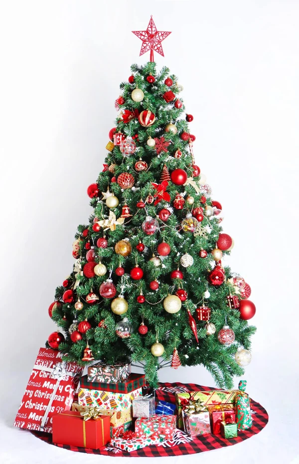 30pcs Red And Gold Silver Christmas Ball Ornaments 7 30pcs Red And Gold Silver Christmas Ball Ornaments - Image 5