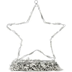 335 LED Warm White Star String Lights 16.4ft -Christmas Decoration Shop 335 LED Warm White Star String Lights 16 1 1