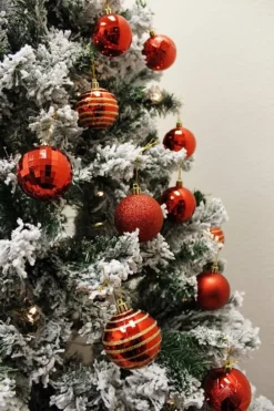 34pcs Red Christmas Ball Ornaments 10 34pcs Red Christmas Ball Ornaments -Christmas Decoration Shop 34Pcs Christmas Ball Ornaments Red 1