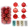 34pcs Red Christmas Ball Ornaments 1 34pcs Red Christmas Ball Ornaments -Christmas Decoration Shop 34Pcs Christmas Ball Ornaments Red 2 1 600x600 1