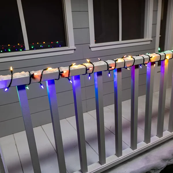 3x100 LED Multicolor Led Christmas Green Wire String Lights 26.25ft 3 3x100 LED Multicolor Led Christmas Green Wire String Lights 26.25ft