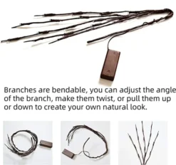 3Pcs Branch Lights, Warm White 29in -Christmas Decoration Shop 3Pcs 20 LED Branch Lights Warm White 2 600x564 1