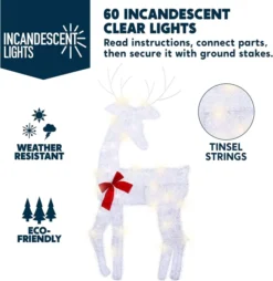 3pcs Light Up Yard Reindeer Family Decoration 10 3pcs Light Up Yard Reindeer Family Decoration -Christmas Decoration Shop 3Pcs 2D Incandescent Yard Lights 3 1 600x616 1