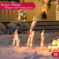 3pcs Light Up Yard Reindeer Family Decoration 11 3pcs Light Up Yard Reindeer Family Decoration -Christmas Decoration Shop 3Pcs 2D Incandescent Yard Lights 4 1 600x600 1