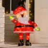 3ft 70 LED Tinsel Santa Yard Decoration Lighted -Christmas Decoration Shop 3ft LED Yard Light Tinsel Santa 1 result 600x600 1
