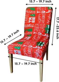 4pcs Christmas Chair Covers -Christmas Decoration Shop 4 Piece Christmas Stretch Chair Covers 3 result 1 600x820 1