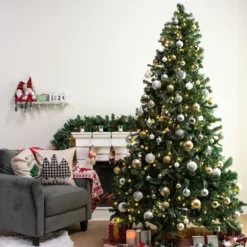 400 LED Christmas Tree String Light With Ring 8.5ft (Warm White) -Christmas Decoration Shop 400 LED Christmas Tree String Light with Ring 8.5ft Warm White 5 600x600 1