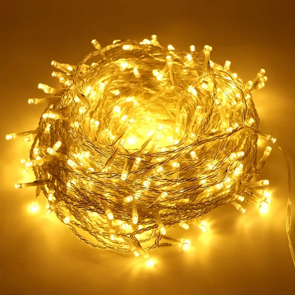400 LED Warm White Led String Lights Clear Wire 140.7ft 5 400 LED Warm White Led String Lights Clear Wire 140.7ft - Image 3