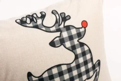 4pcs Black & White Plaid Pillow Cover Christmas -Christmas Decoration Shop 4Pcs Christmas Plaid Pillow Cover 7 result 600x400 1
