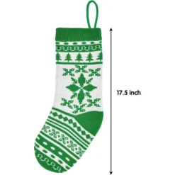 4 Pack Knit Christmas Stockings 18in -Christmas Decoration Shop 4Pcs Christmas Stockings 18in 3