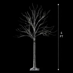 64 LED White Birch Tree Decoration With Lights 4ft 12 64 LED White Birch Tree Decoration With Lights 4ft -Christmas Decoration Shop 4ft White Birch Tree Decoration with 64 LED Lights 6 result 600x600 1