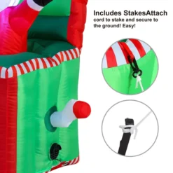 4ft Inflatable LED Santa In The Box 12 4ft Inflatable LED Santa In The Box -Christmas Decoration Shop 4ftTall Inflatable Santa in The Box 5 result scaled 600x600 1