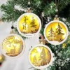 4pcs LED Hanging Christmas Wooden Reindeer Ornament -Christmas Decoration Shop 4pcs LED Hanging Christmas Wooden Reindeer Ornament 2 结果