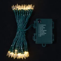 50 LED Clear White Led Christmas Lights 10 50 LED Clear White Led Christmas Lights -Christmas Decoration Shop 50 Clear LED Green Wire String Lights 3 result 1 600x600 1