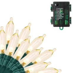 50 LED Clear White Led Christmas Lights 12 50 LED Clear White Led Christmas Lights -Christmas Decoration Shop 50 Clear LED Green Wire String Lights 5 result 600x600 1