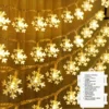 50 LED Warm White Snowflake String Fairy Lights 17.06ft -Christmas Decoration Shop 50 LED Snowflake String Fairy Lights 1 result 600x600 1