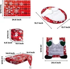 5Pcs Christmas Gnome Toilet Seat Cover -Christmas Decoration Shop 5Pcs Christmas Gnome Toilet Seat Cover 3 600x588 1