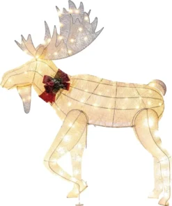 Christmas Cotton Moose LED Yard Light 5ft 10 Christmas Cotton Moose LED Yard Light 5ft -Christmas Decoration Shop 5ft Cotton Moose LED Yard Light 6 1 600x720 1