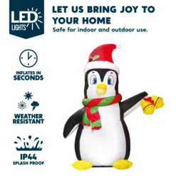 5ft LED Inflatable Penguin Christmas Decoration 10 5ft LED Inflatable Penguin Christmas Decoration -Christmas Decoration Shop 5ft LED Inflatable Penguin Christmas Decoration 3 600x600 1