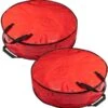 2pcs Red Christmas Wreath Storage Bags 36in -Christmas Decoration Shop 61xOD SSq L. AC SL1200 600x614 1
