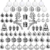 66pcs White And Silver Christmas Ornaments -Christmas Decoration Shop 66Pcs Christmas Assorted Ornaments Silver amp White 3 600x592 1