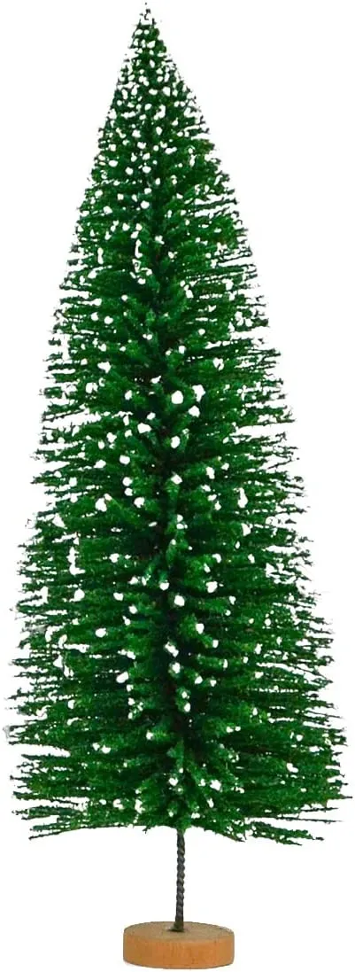 6pcs Mini Snow Frosted Artificial Christmas Trees 5 6pcs Mini Snow Frosted Artificial Christmas Trees - Image 3