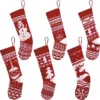 6pcs Knit Christmas Stockings Decoration -Christmas Decoration Shop 6Pcs Knit Christmas Stockings 1 600x596 1