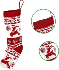 6pcs Christmas Knit Stockings Decorations -Christmas Decoration Shop 6Pcs Knit Christmas Stockings 2 1 600x712 1