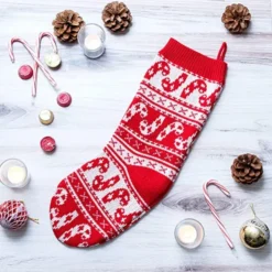6pcs Christmas Knit Stockings Decorations -Christmas Decoration Shop 6Pcs Knit Christmas Stockings 5 1 600x600 1