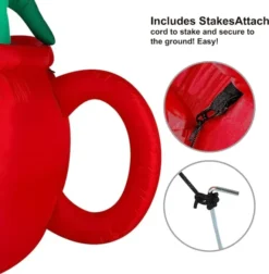 6ft Inflatable LED Christmas Dinosaur In A Huge Mug 12 6ft Inflatable LED Christmas Dinosaur In A Huge Mug -Christmas Decoration Shop 6ft Inflatable LED Christmas Dinosaur in a Huge Mug 6 600x613 1