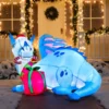 6ft LED Blue Christmas Inflatable Dragon Guarding Gift 2 6ft LED Blue Christmas Inflatable Dragon Guarding Gift -Christmas Decoration Shop 6ft Inflatable LED Christmas Dragon Guarding Gift 7 600x600 1