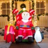 6ft Inflatable LED Santa Claus Decoration -Christmas Decoration Shop 6ft Inflatable LED Santa Claus Decoration 7 600x600 1