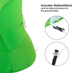 6ft Tall LED Christmas Inflatable Dinosaur -Christmas Decoration Shop 6ft Long Inflatable Brachiosaurus Carrying Gifts with Build in LEDs 5 result 1 600x609 1