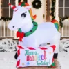 6ft Long LED Inflatable Unicorn Christmas Decoration -Christmas Decoration Shop 6ft Long LED Inflatable Unicorn Christmas Decoration 5 600x600 1