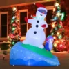 6ft Tall Inflatable Snowman Snowboarding 2 6ft Tall Inflatable Snowman Snowboarding -Christmas Decoration Shop 6ft Snowboarding Snowman with A Penguin Inflatable 1 result 600x600 1