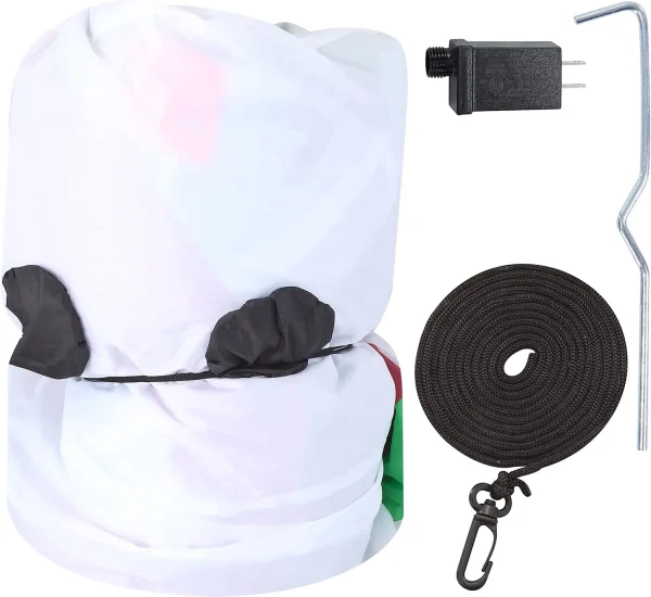 6ft Tall LED Two Penguin Inflatable Decoration 8 6ft Tall LED Two Penguin Inflatable Decoration - Image 6