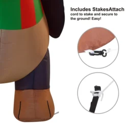 6ft Long Inflatable Christmas Wiener Dog 12 6ft Long Inflatable Christmas Wiener Dog -Christmas Decoration Shop 6ft Weiner Dog Eyes covered by a hug hat 5 result 600x600 1