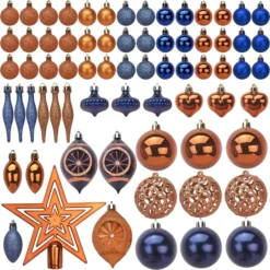 70Pcs Christmas Ornaments With Heart Blue, Silver, & White 10 70Pcs Christmas Ornaments With Heart Blue, Silver, & White -Christmas Decoration Shop 70 Pcs Christmas Ornaments with Heart Blue Silver amp White 3 result 600x599 1