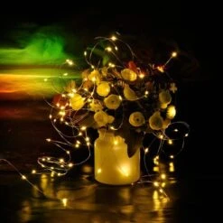 200 LED Warm White Led USB Operated Fairy Lights 66ft -Christmas Decoration Shop 71DB4Q39CsL. AC SL1500 600x600 1