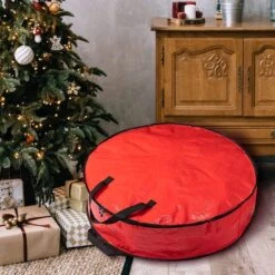 2pcs Red Christmas Wreath Storage Bags 36in 12 2pcs Red Christmas Wreath Storage Bags 36in -Christmas Decoration Shop 71LXUG2gU8L. AC SL1200 600x600 1