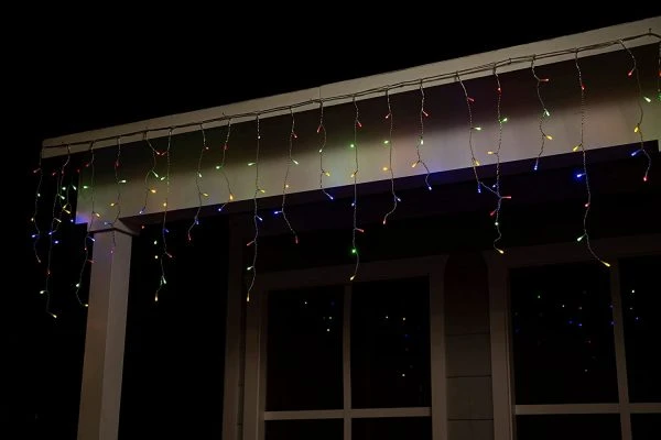 672 LED Color Changing Christmas Icicle Lights 49.6ft 5 672 LED Color Changing Christmas Icicle Lights 49.6ft - Image 3