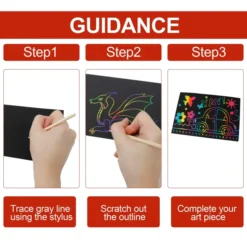 72pcs Magic Color Scratch Christmas Ornaments -Christmas Decoration Shop 72Pcs Rainbow Color Scratch Christmas Ornaments 6 result 600x600 1