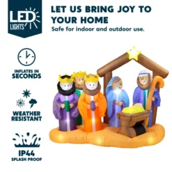 7ft Christmas Inflatable Nativity Scene Decoration 10 7ft Christmas Inflatable Nativity Scene Decoration -Christmas Decoration Shop 7ft Christmas Inflatable Nativity Scene Decoration 3 600x600 1