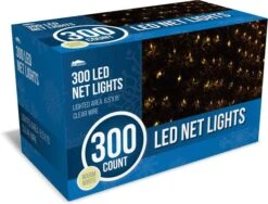 300 LED Christmas Warm White Net Lights -Christmas Decoration Shop 81KeSW4a53L. AC SL1500 600x456 1