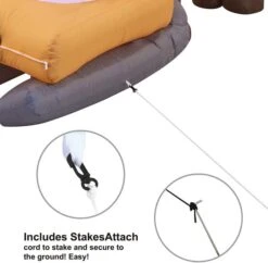 8ft Long Christmas Inflatable Weiner Dog Yard Decor -Christmas Decoration Shop 81SV5AH5pvL. AC SL1500 1 600x587 1