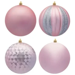 8Pcs Rose Gold Christmas Ornaments 3.94in -Christmas Decoration Shop 8Pcs Rose Gold Christmas Ornaments 3 6 600x600 1