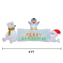 8ft LED Ice Bricks Banner Merry Christmas Inflatable -Christmas Decoration Shop 8ft Ice Bricks Banner Christmas Inflatable 3 result 600x600 1