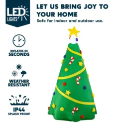 8ft Inflatable Christmas Tree Decorations -Christmas Decoration Shop 8ft Inflatable Christmas Tree Decorations 6 600x600 1